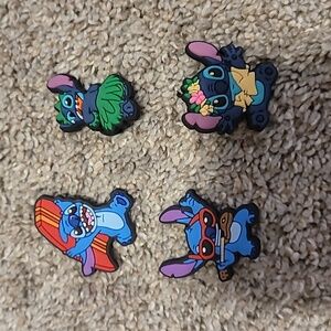 Stitch Vacation Croc Charm Set (4 Pieces)